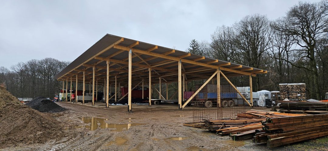Lagerhalle in Holzbauweise